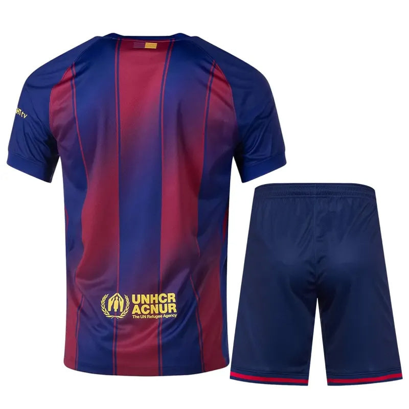 Kit Tricou+Shorts Barcelona Home 25/26