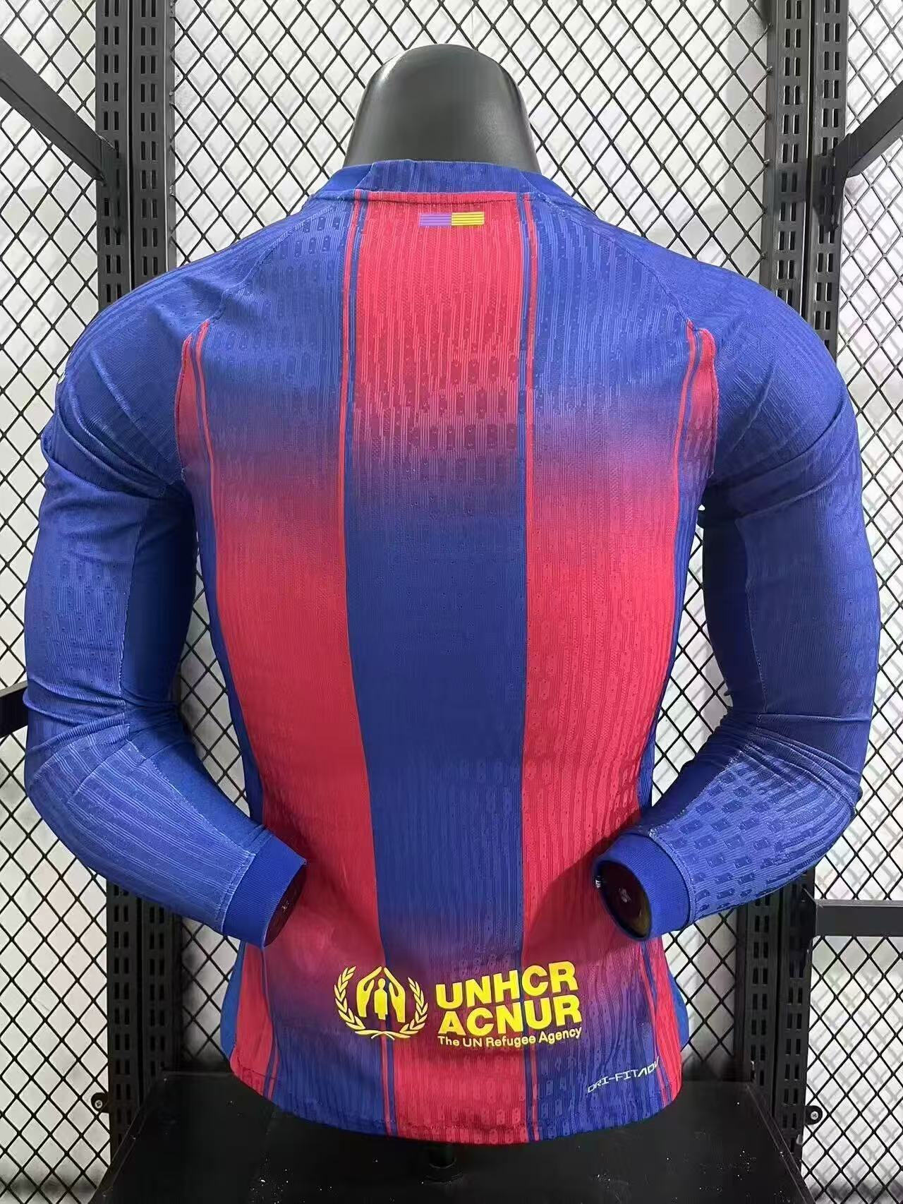 Tricou Longsleeve Barcelona Home 25/26