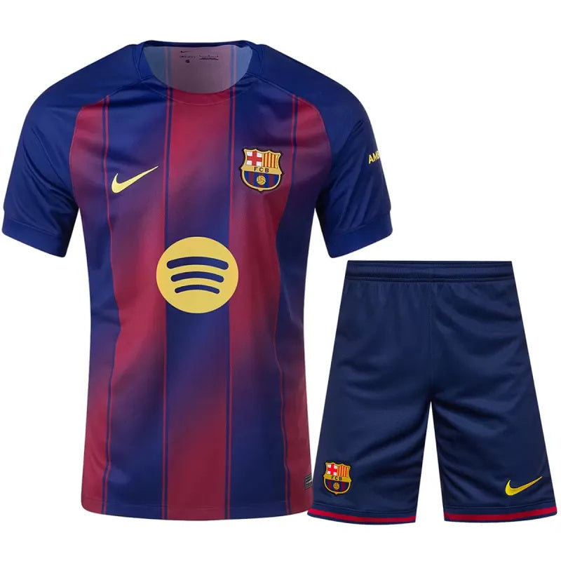 Kit Tricou+Shorts Barcelona Home 25/26