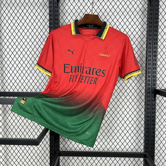 Tricou AC Milan X OFF WHITE Special Edition 24/25 Red
